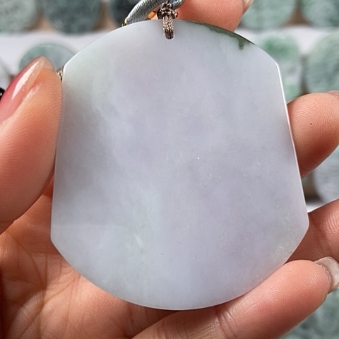 翡翠颈饰未镶嵌无事牌福利