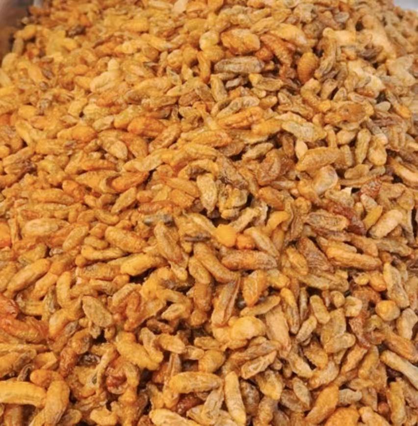【双十二福利嫩蜂】新鲜蜂蛹七里蜂树蜂纯菜籽油炸蜂蛹菜籽油