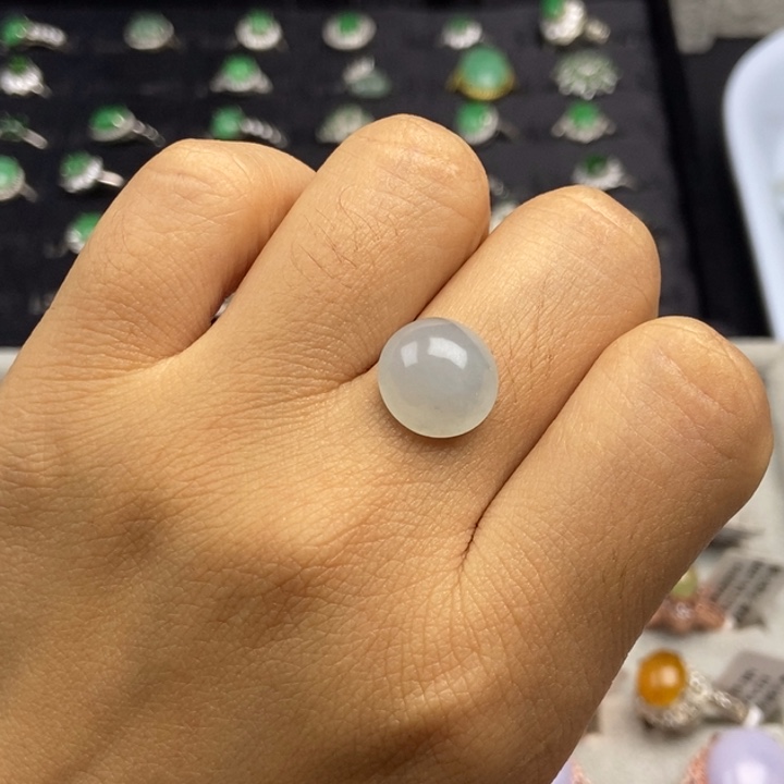 翡翠散珠裸石蛋面