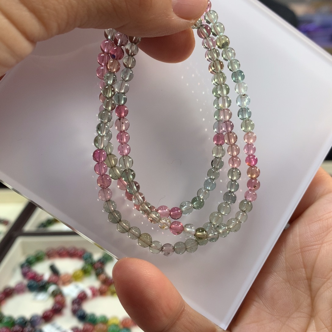 未镶嵌碧玺手链4.2左右