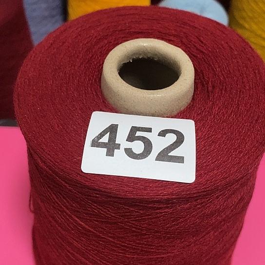 26/2支高货山羊绒2两秀红