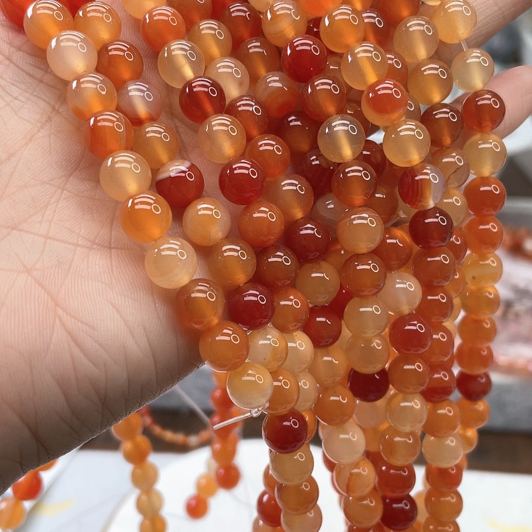 玛瑙/玉髓耳钉合金半成品随机发一