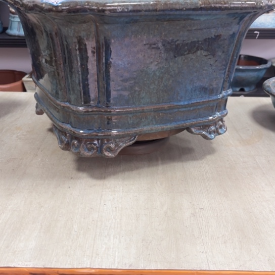 紫砂花盆m*i高温釉盆