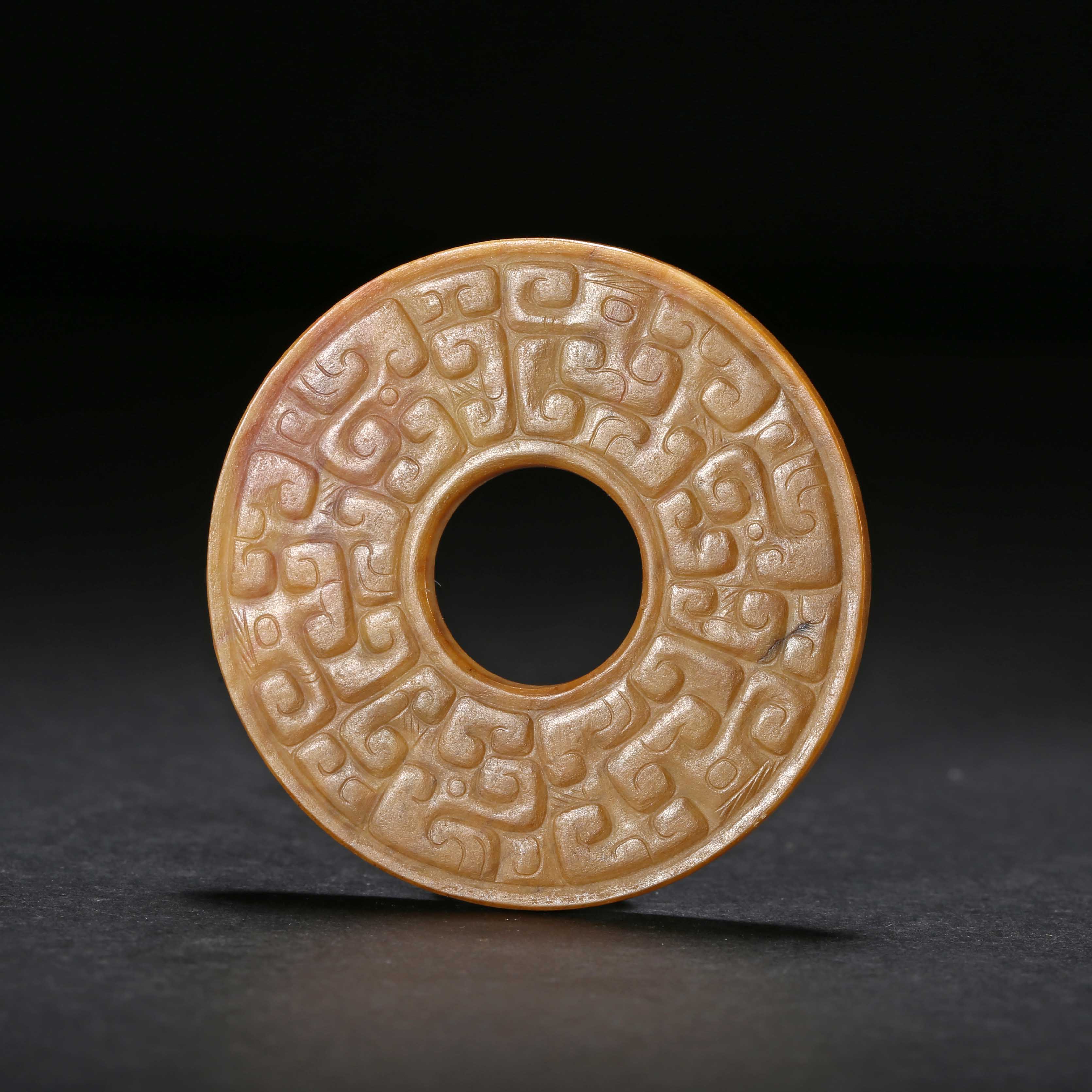 明代/地方玉龙纹璧/JLJ25041579/收藏/【济文阁】