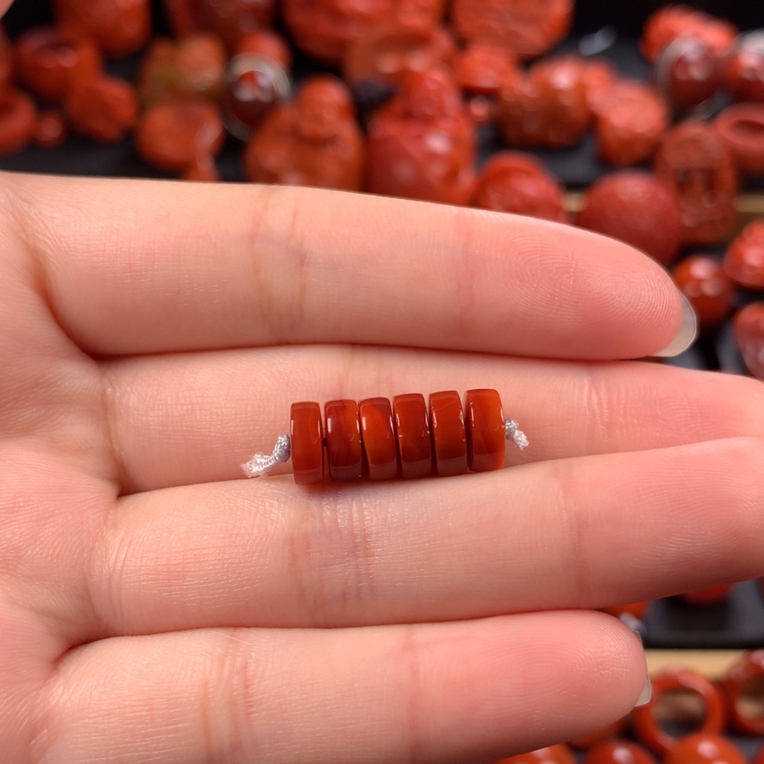 未镶嵌隔片8mm南红玛瑙