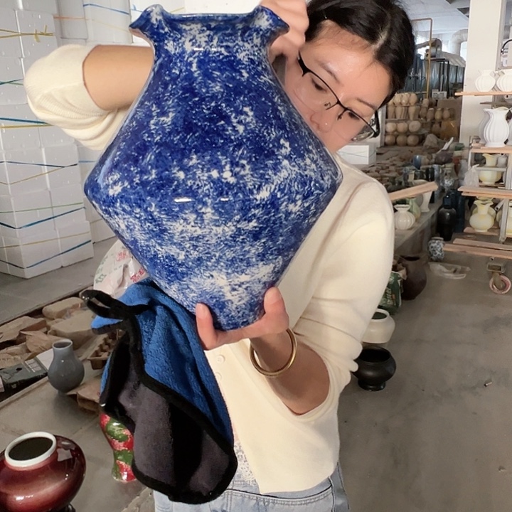 摆件陶景德镇陶瓷花瓶花器