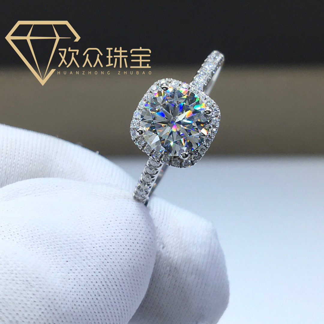  【经典方包款】0.5-2克拉/莫桑石经典轻奢风女戒