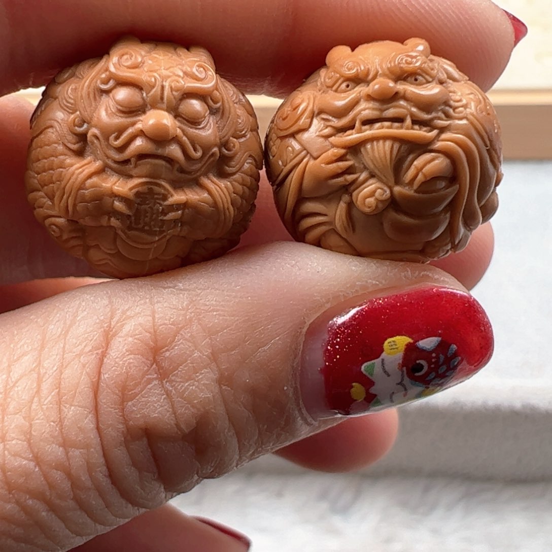 无*猴头雕刻青龙貔貅单子单子