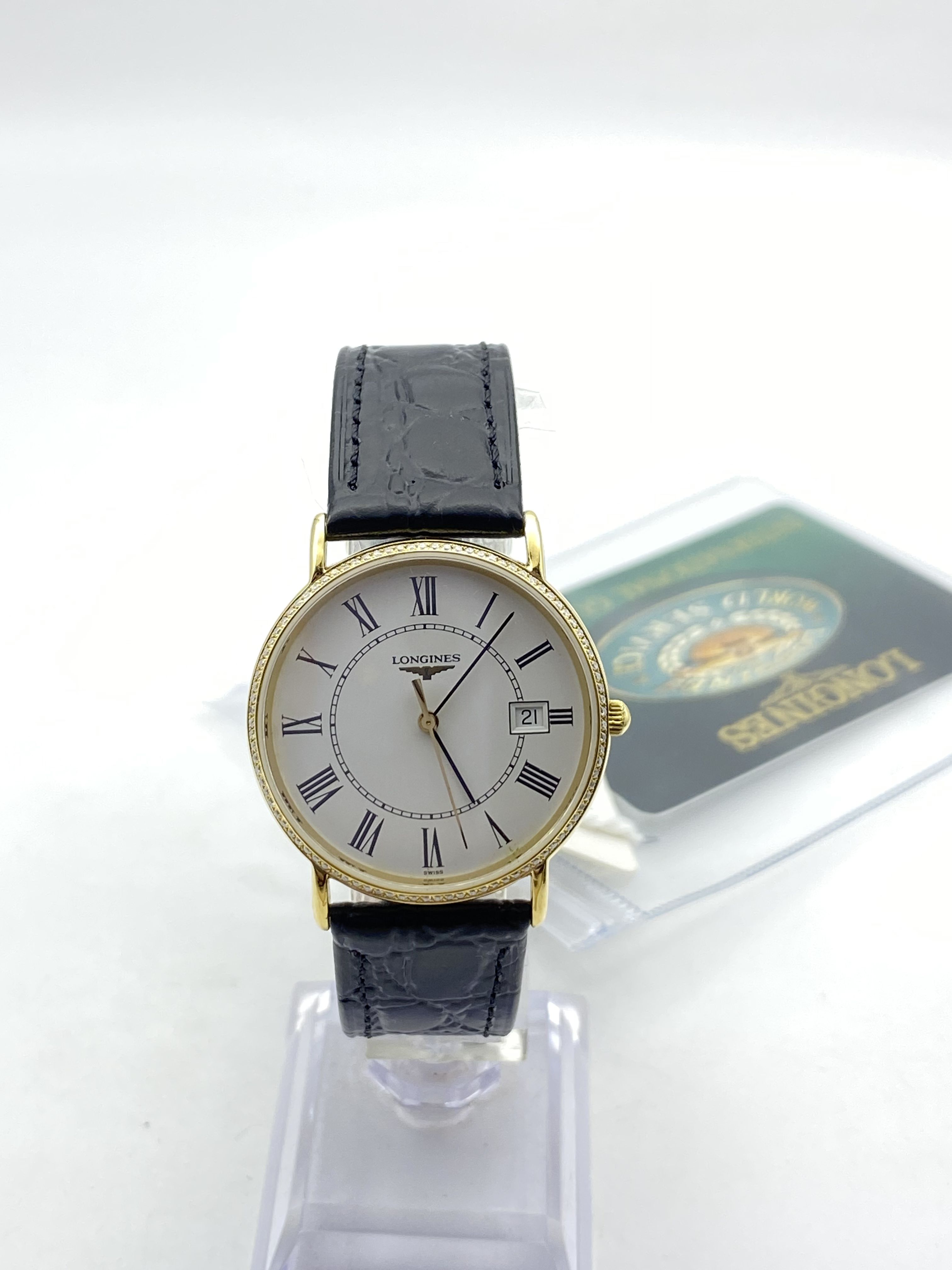 99新 Longines/浪琴 瑰丽系列/石英/表径32.5/后镶钻