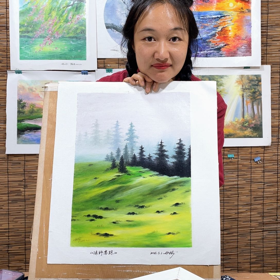 油画是*菜薇爽恭喜竞拍成功！