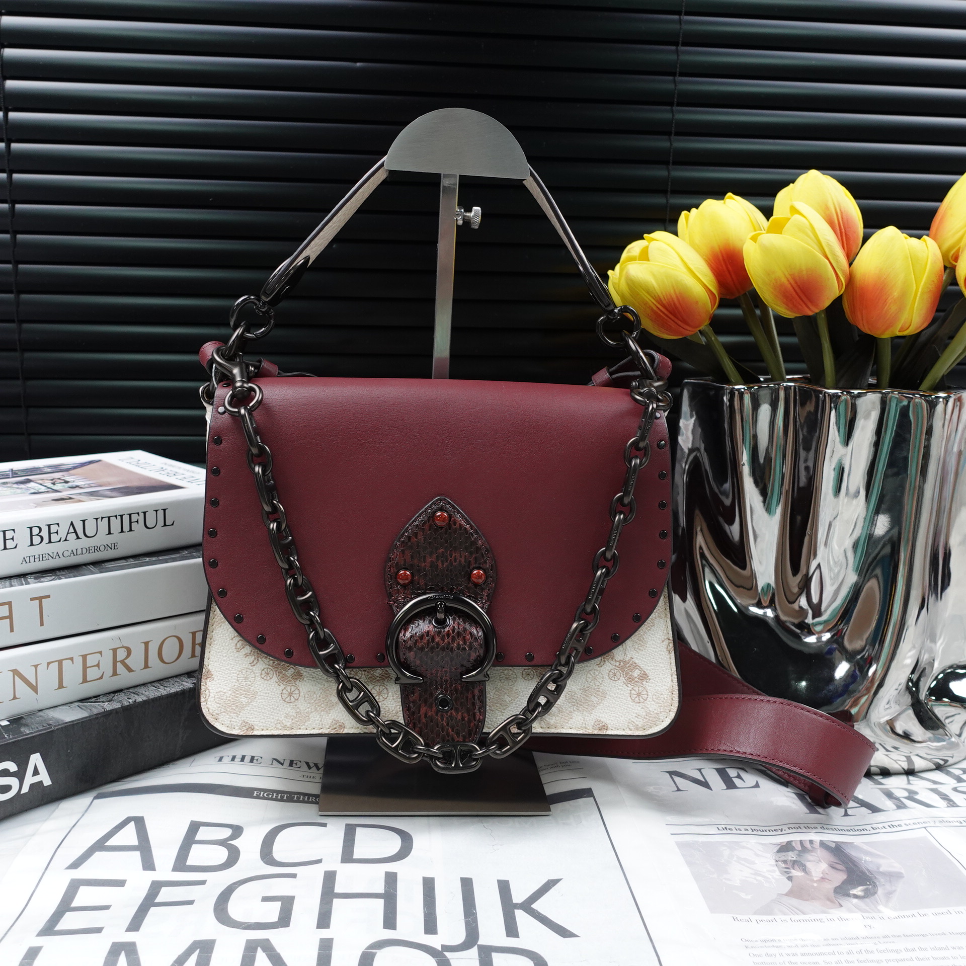 95新 COACH/蔻驰 单肩包/T10333878