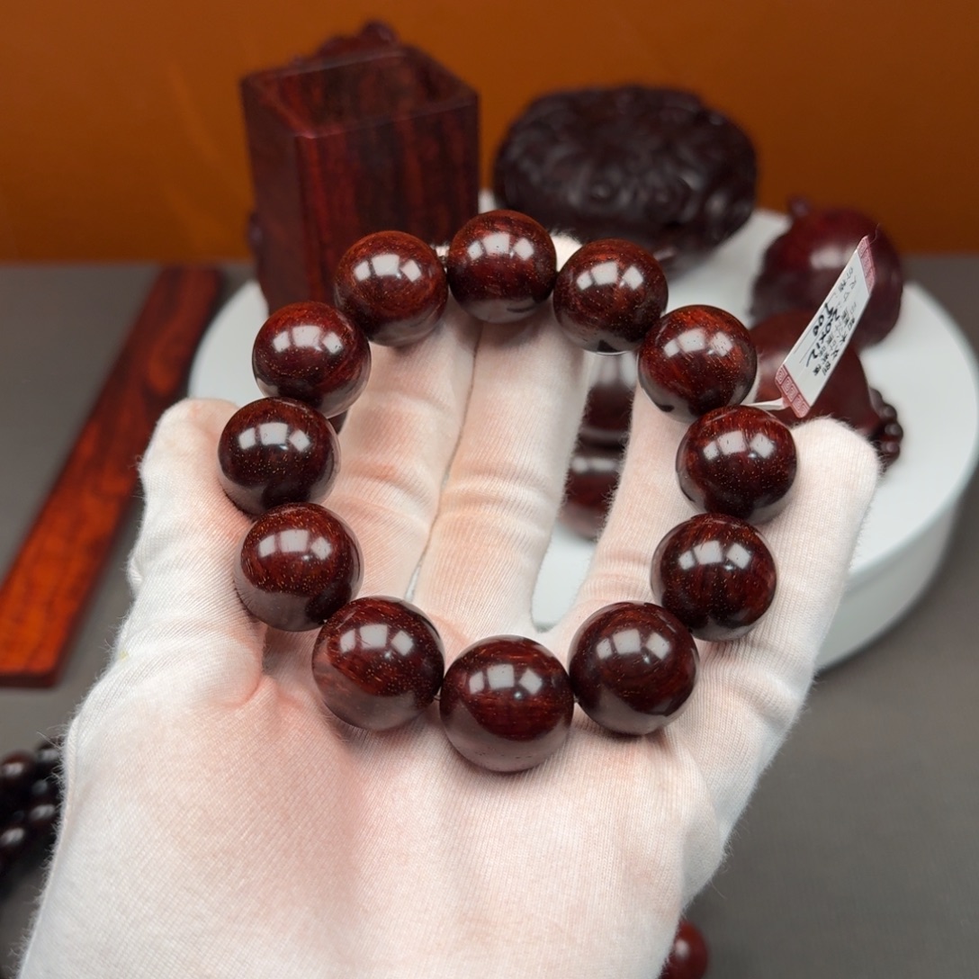 手串/手链小叶紫檀琴料20多星高油密老料