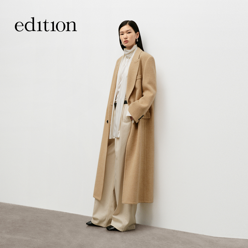 【达人专属】edition牦牛绒双面呢西装大衣#EBD3OVC008