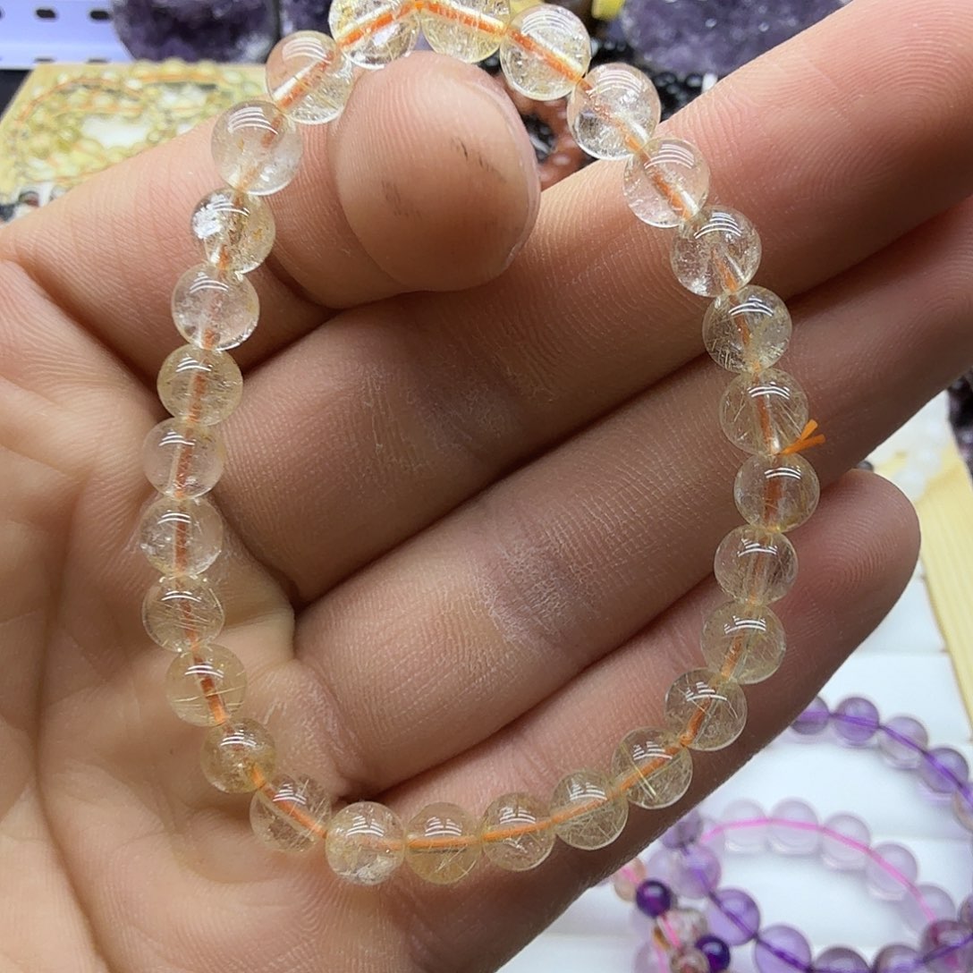 水晶手链未镶嵌天然