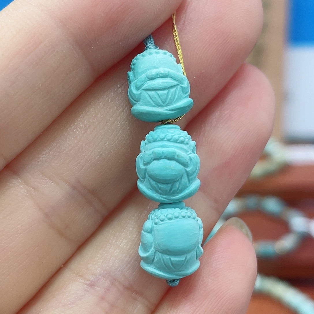 未镶嵌绿松石珠宝奇石