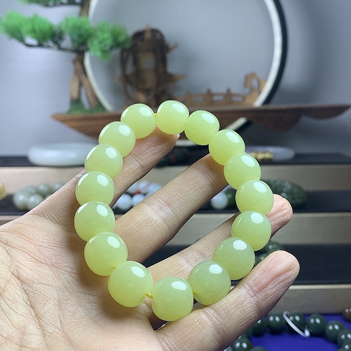 老***沈和田玉未镶嵌手串