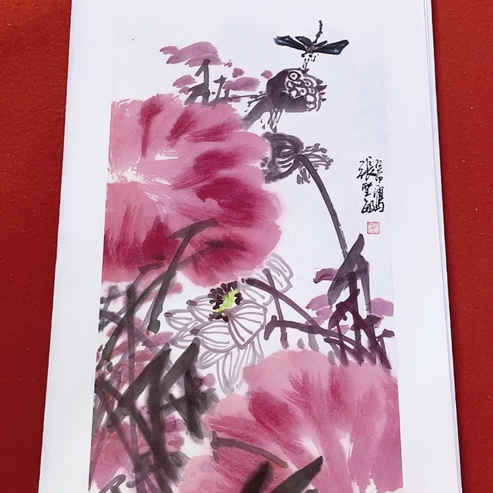 国画张圣敏先生纯手绘作品