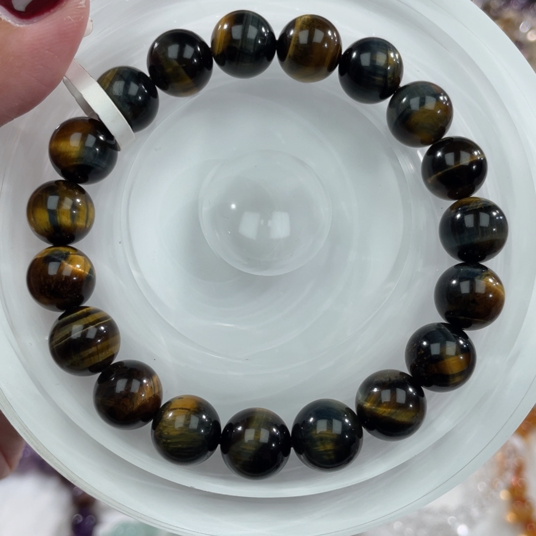 手串未镶嵌水晶013梦幻虎眼石10m+