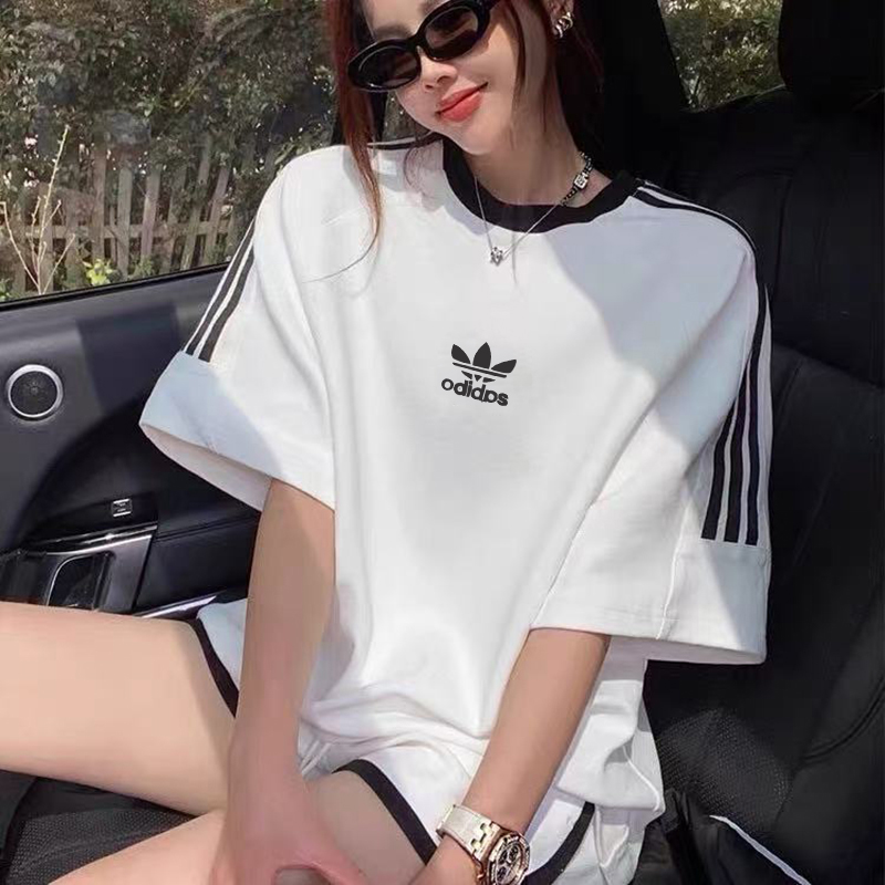 【商场撤柜6】纯棉短袖 夏季刺绣 情侣款宽松棉T