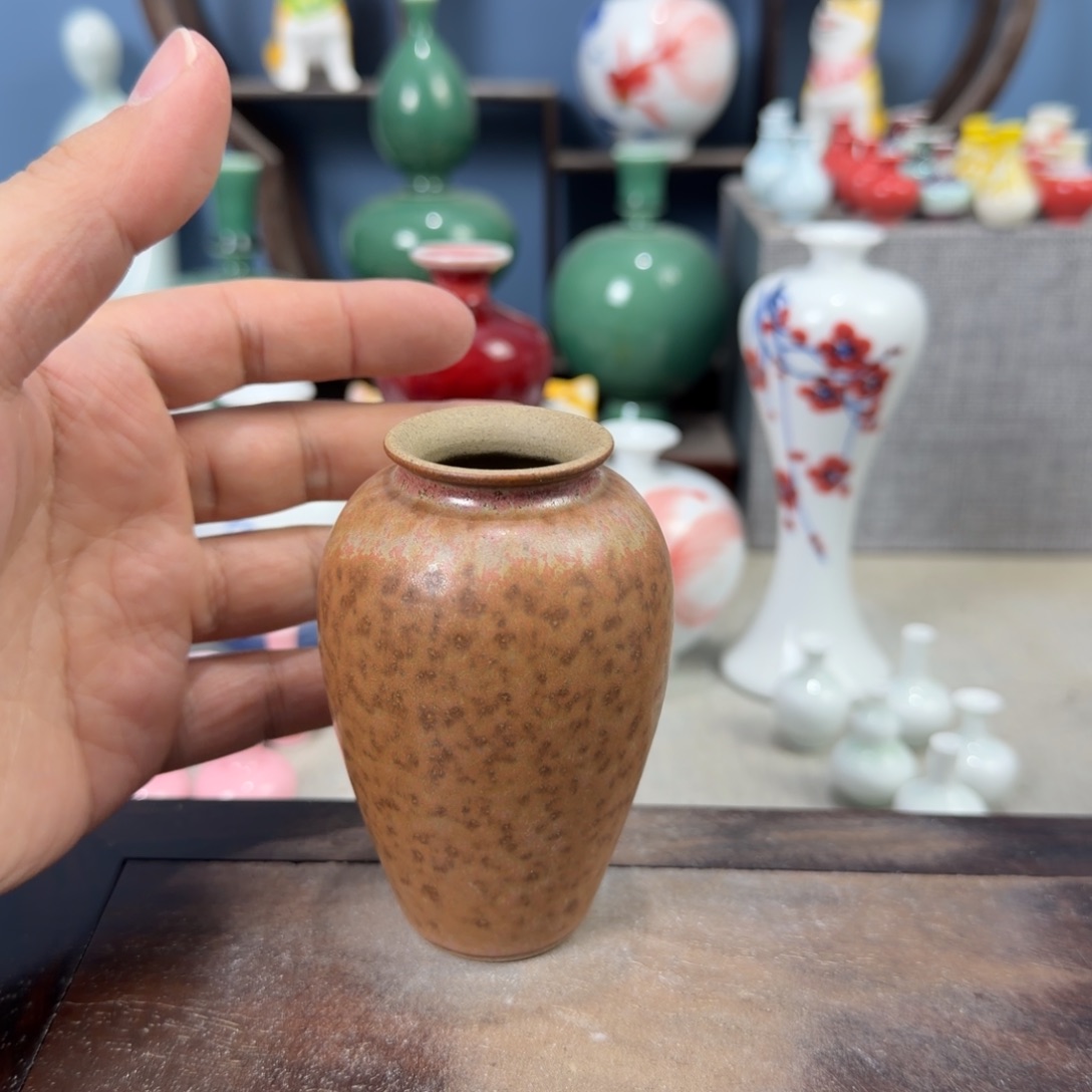 陶瓷手工小花器摆件