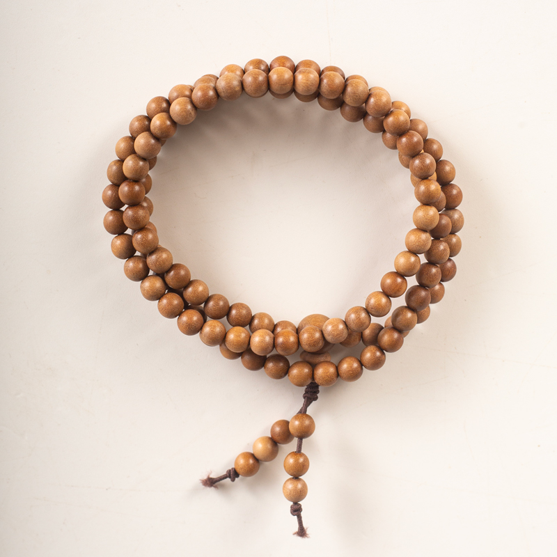 【小冠】老山檀 5mm 108子 木质 天然手作工艺