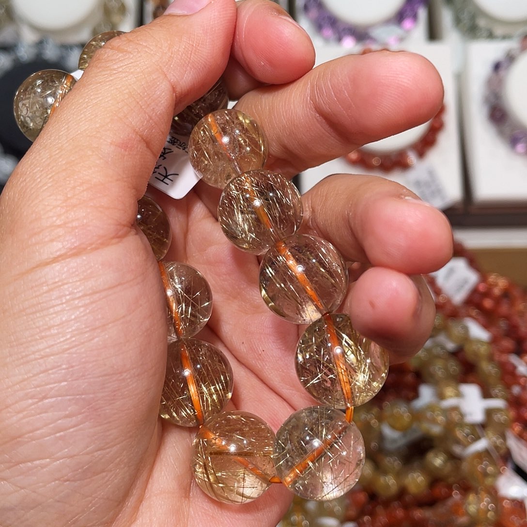 看***猫发晶手链未镶嵌补差价2500元