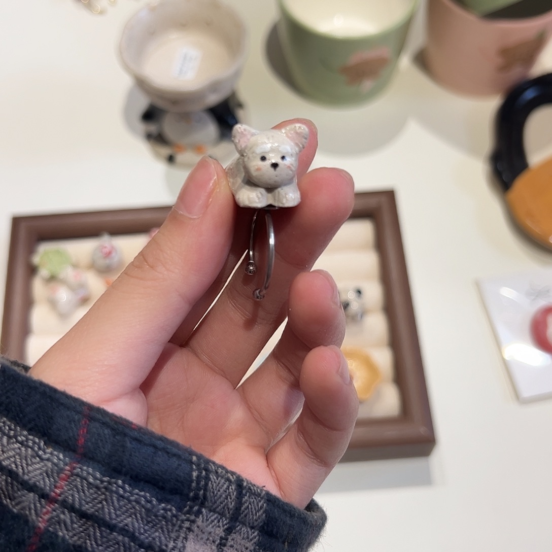 陶瓷戒指手作陶瓷手作