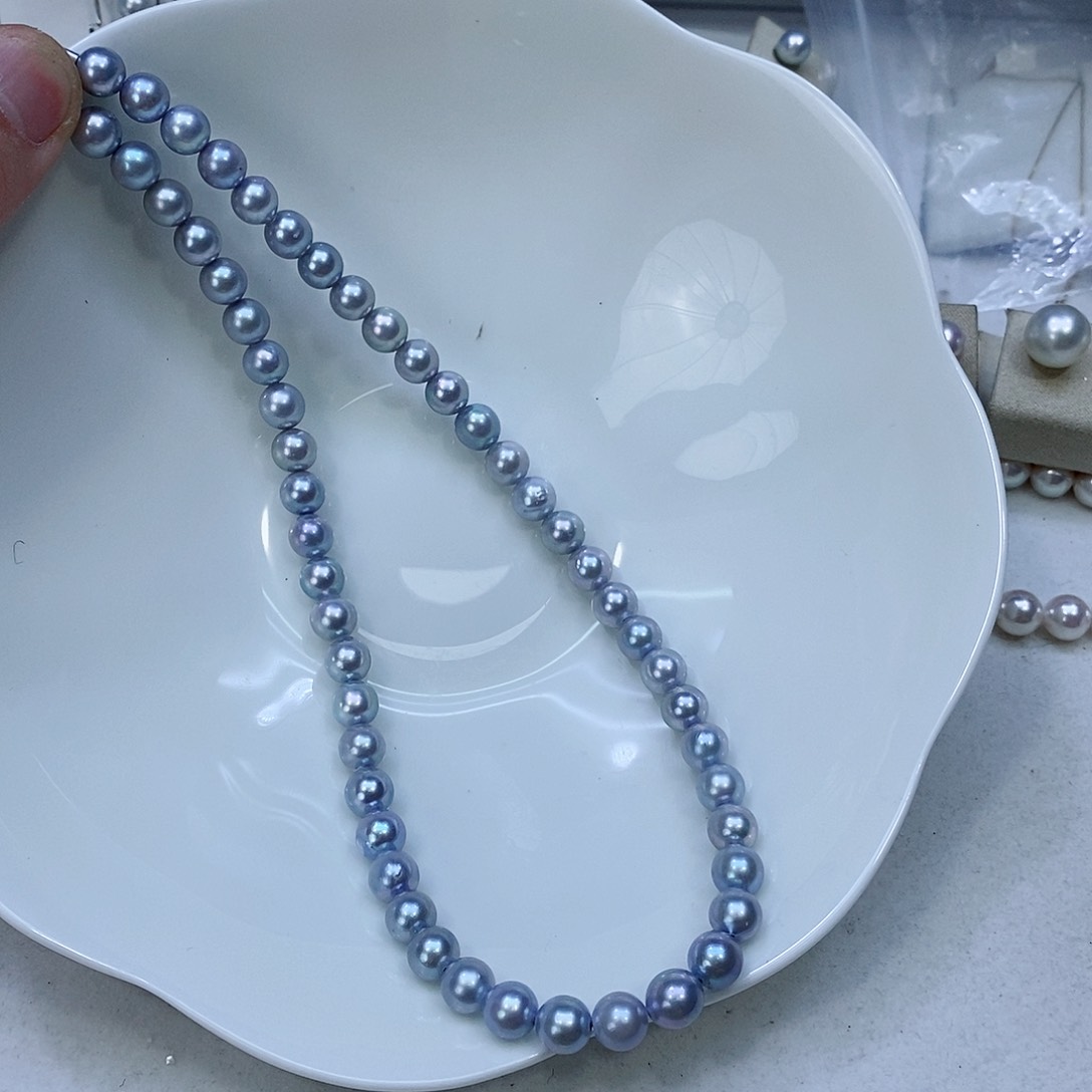 海水珍珠颈饰银S925镶嵌