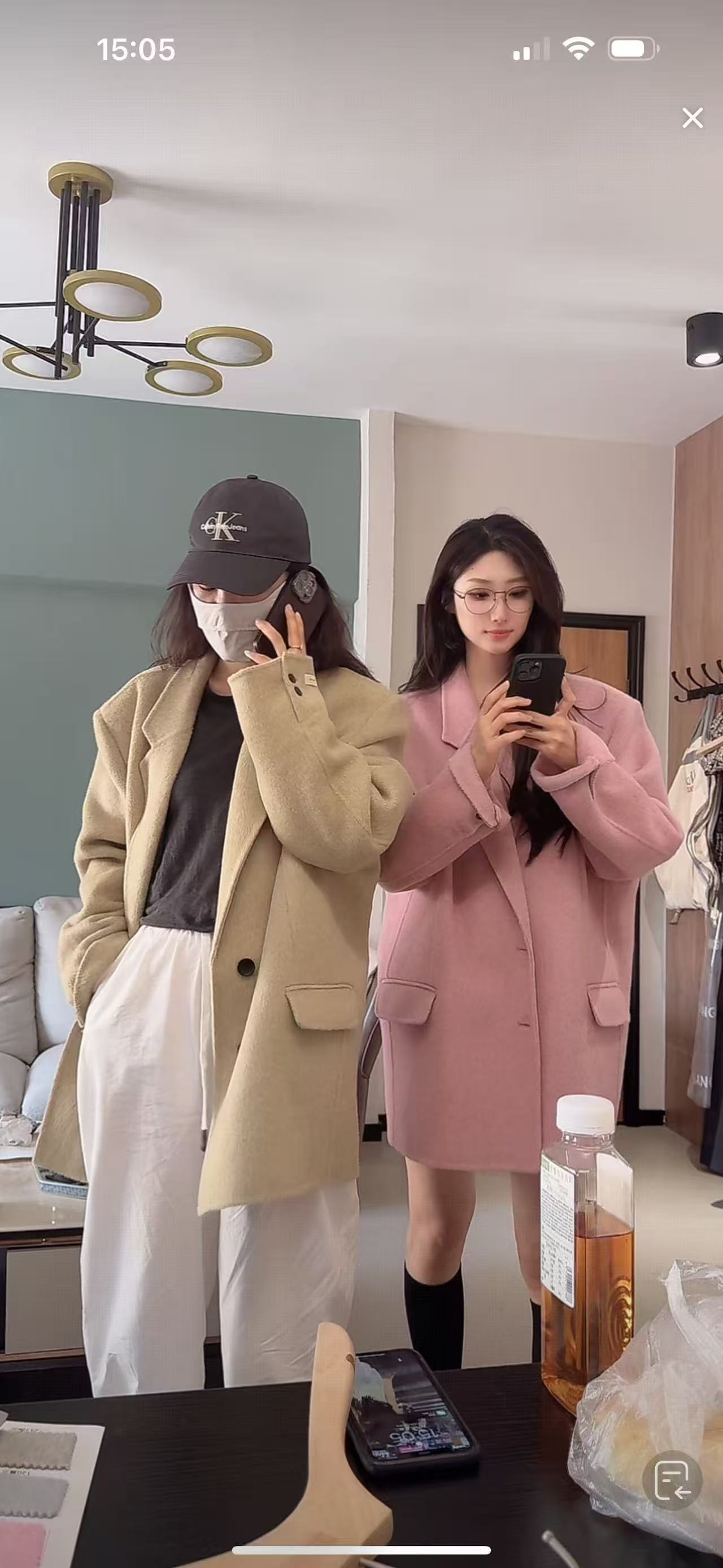 2025年全新款秋冬超大复古宽肩廓形羊毛西装外套大衣