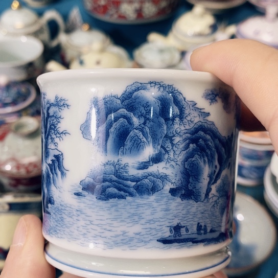 【闪购商品】景德镇陶瓷主人杯123445