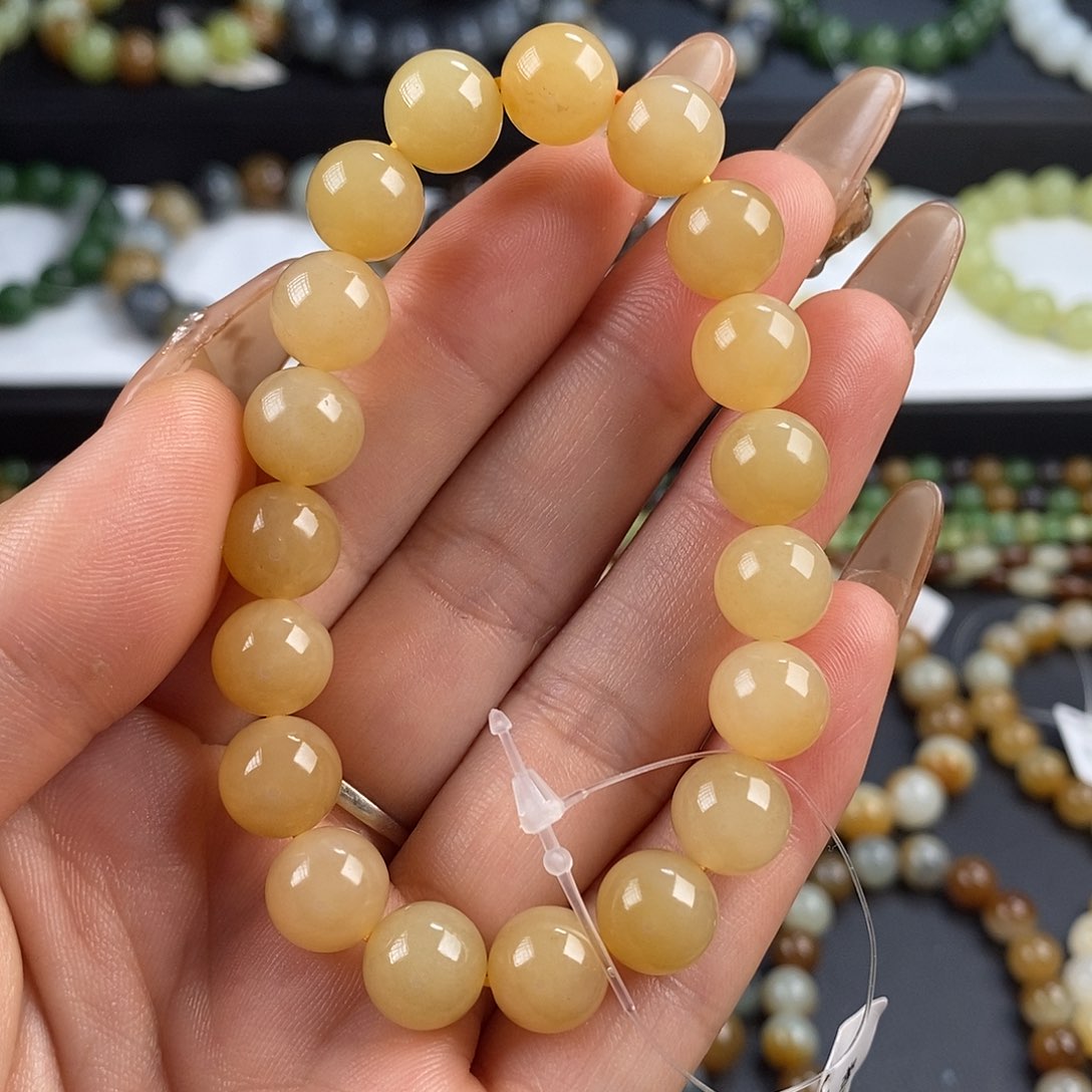 和田玉手串未镶嵌