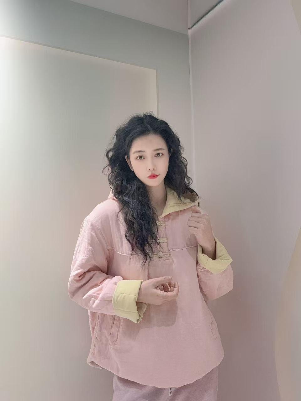 九月  小帽棉袄  新款中式显瘦国风中式加厚夹棉复古汉服上衣