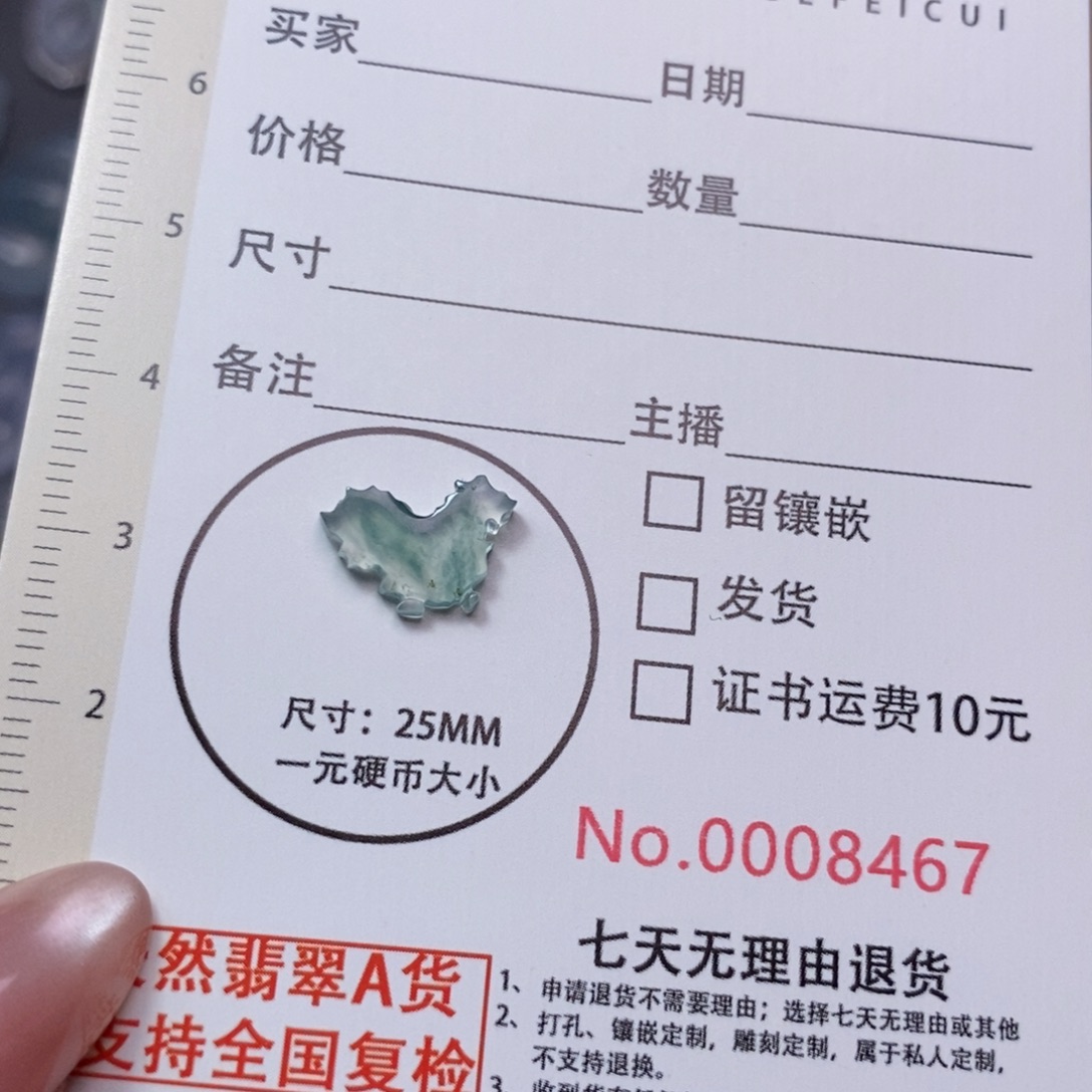 翡翠未镶嵌颈饰翡翠