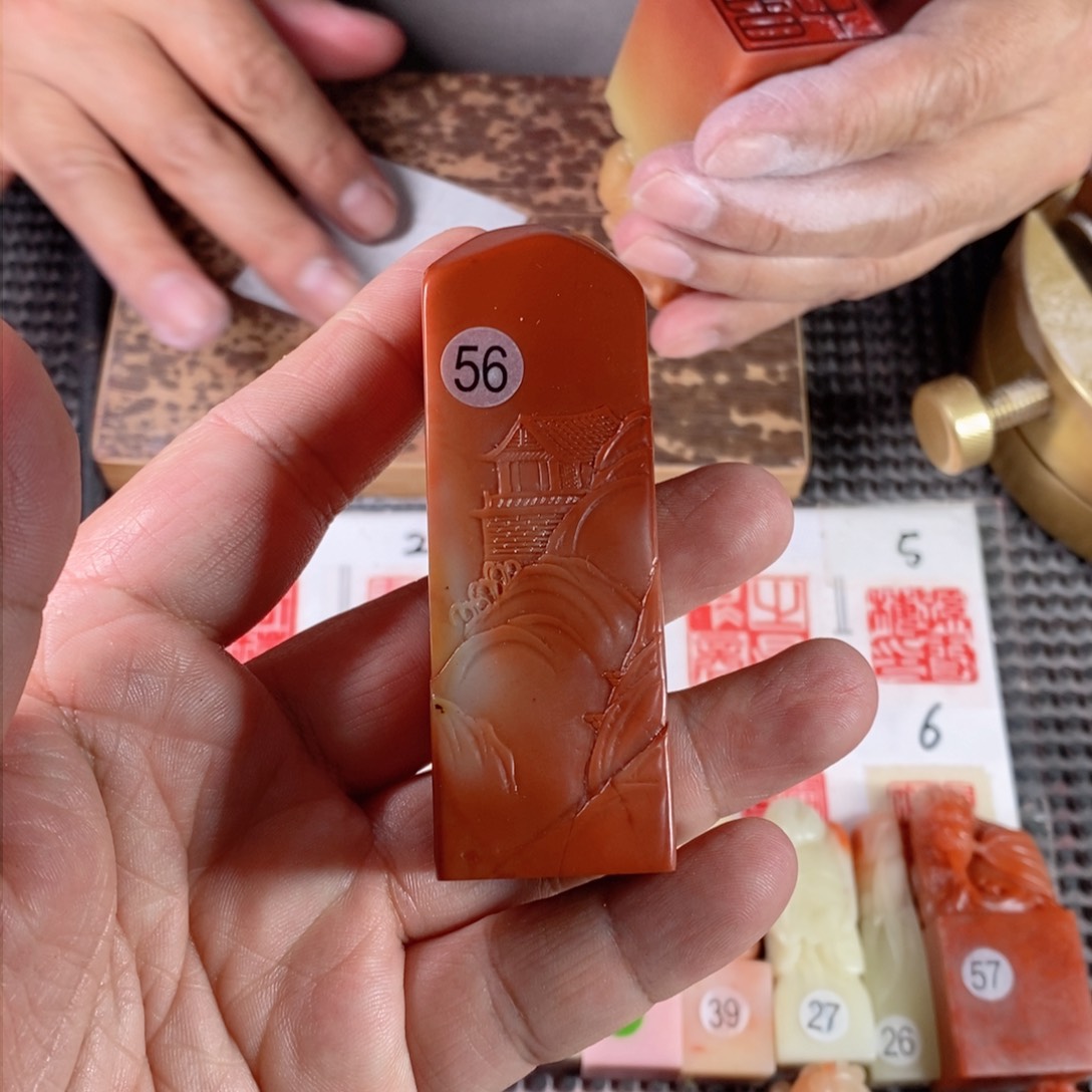 寿山石君*™孤品定制包刻包设计