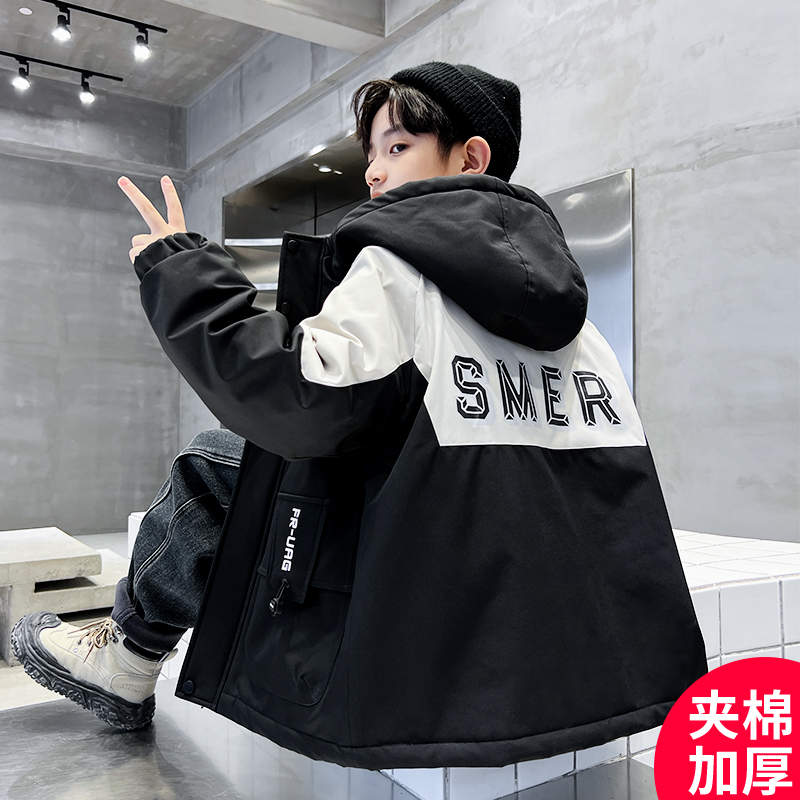 男童秋款外套2025新款秋季加厚儿童帅气休闲秋冬装 CF000