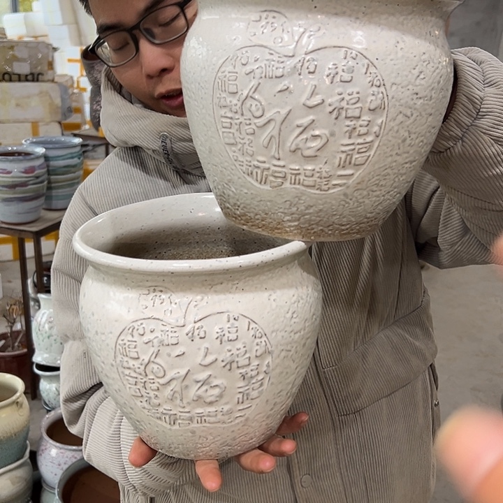 高度18口20啦啦花盆