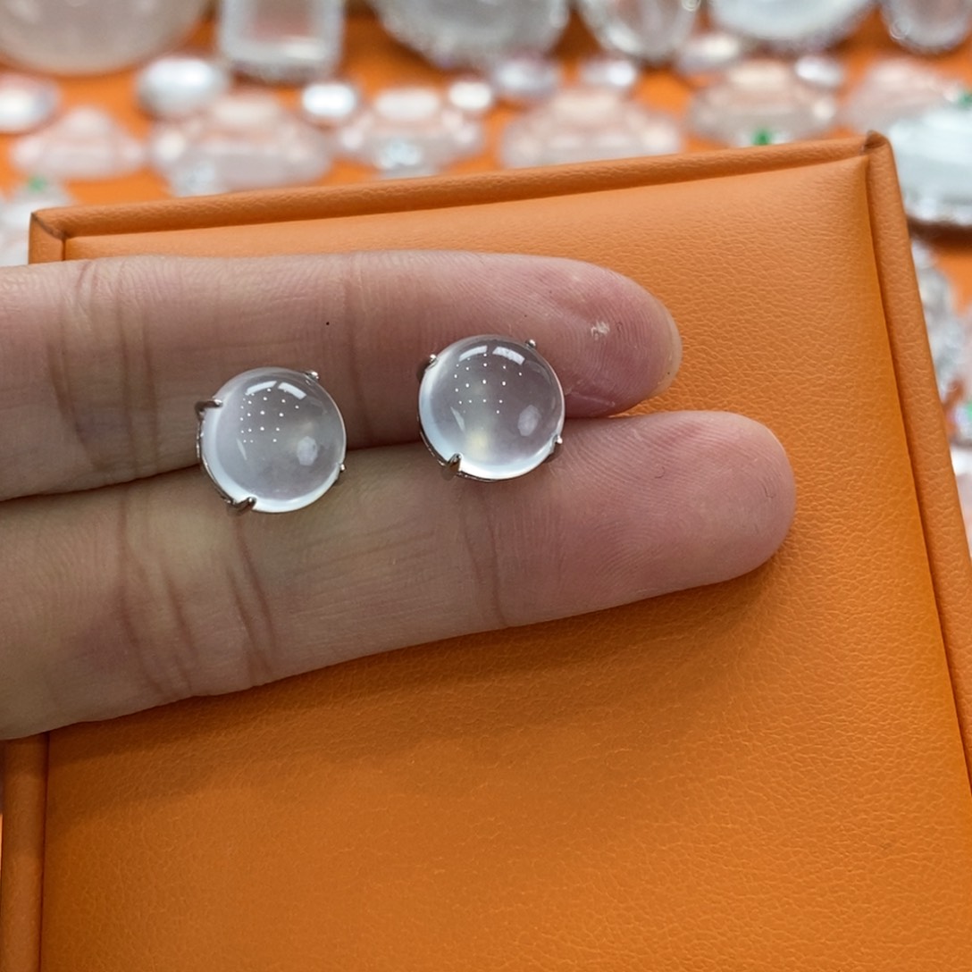 石英质玉吊坠(赠链)银S925镶嵌