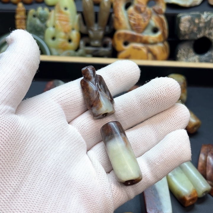 未镶嵌岫岩河磨玉（透闪石质玉）车挂平***好