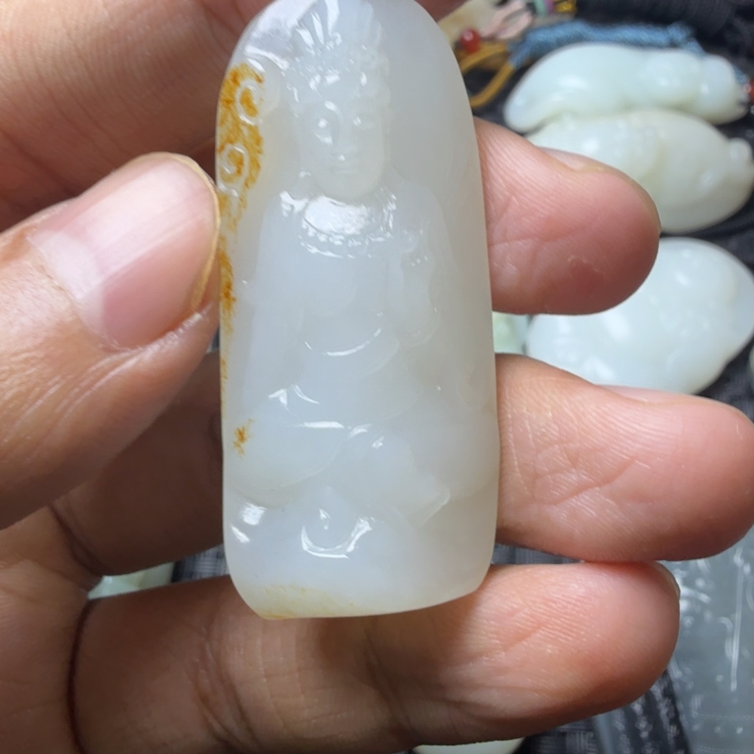 未镶嵌和田玉挂件潘