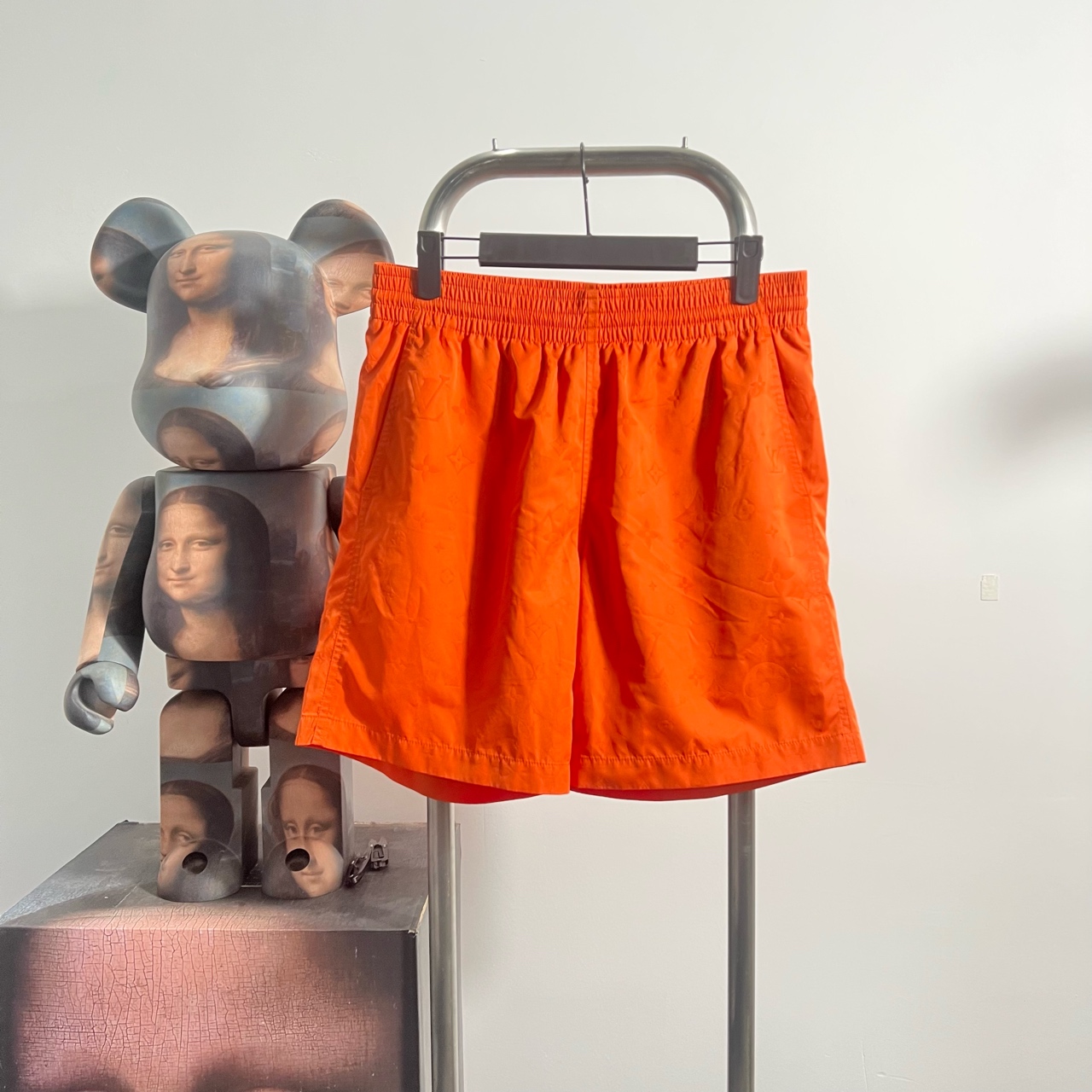 99新 LouisVuitton/路易威登 Lv满印短裤尺码：S