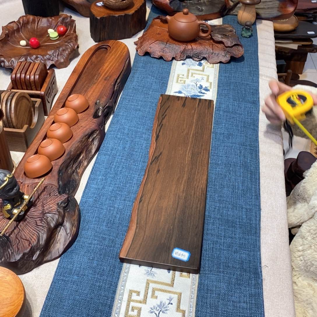 大叶紫檀干泡茶盘