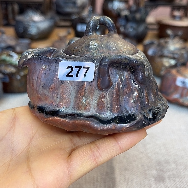 裸柴烧陶瓷手工茶器