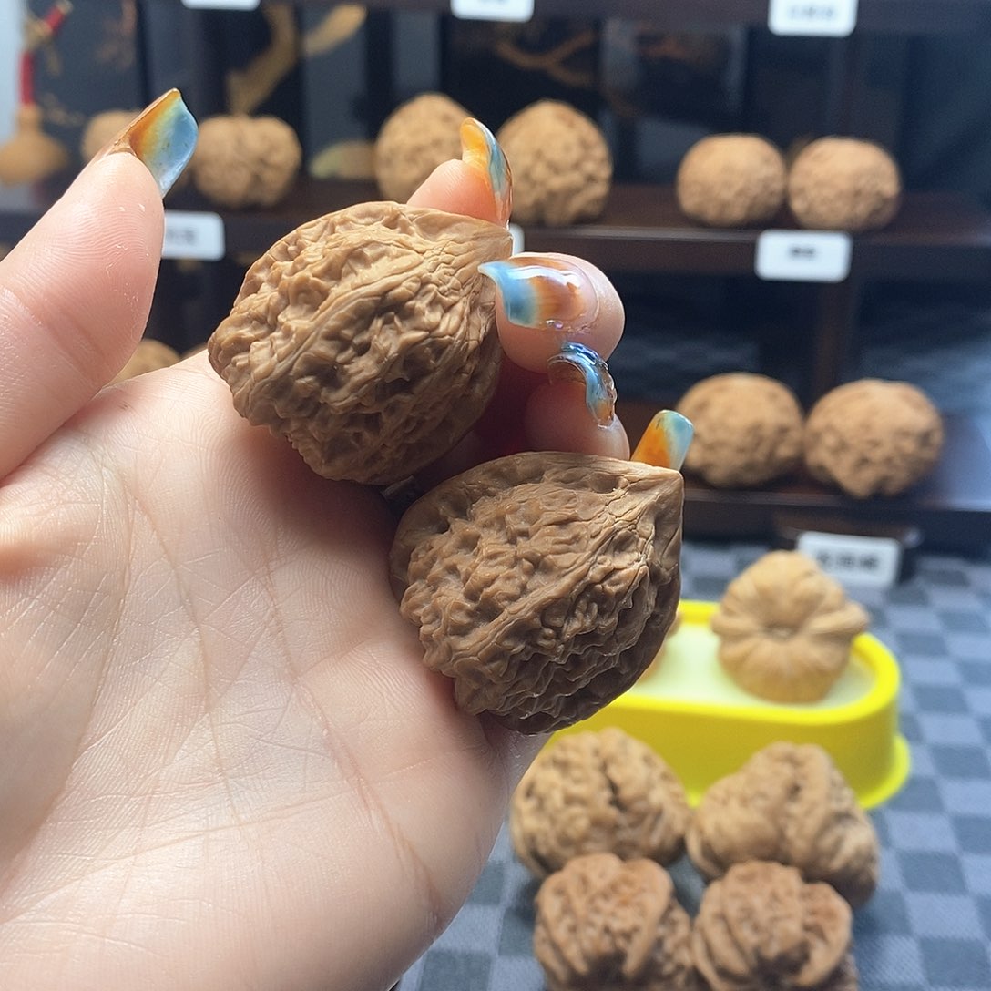 核桃手串/手链全品白茬佛肚文玩核桃卡32.5/34