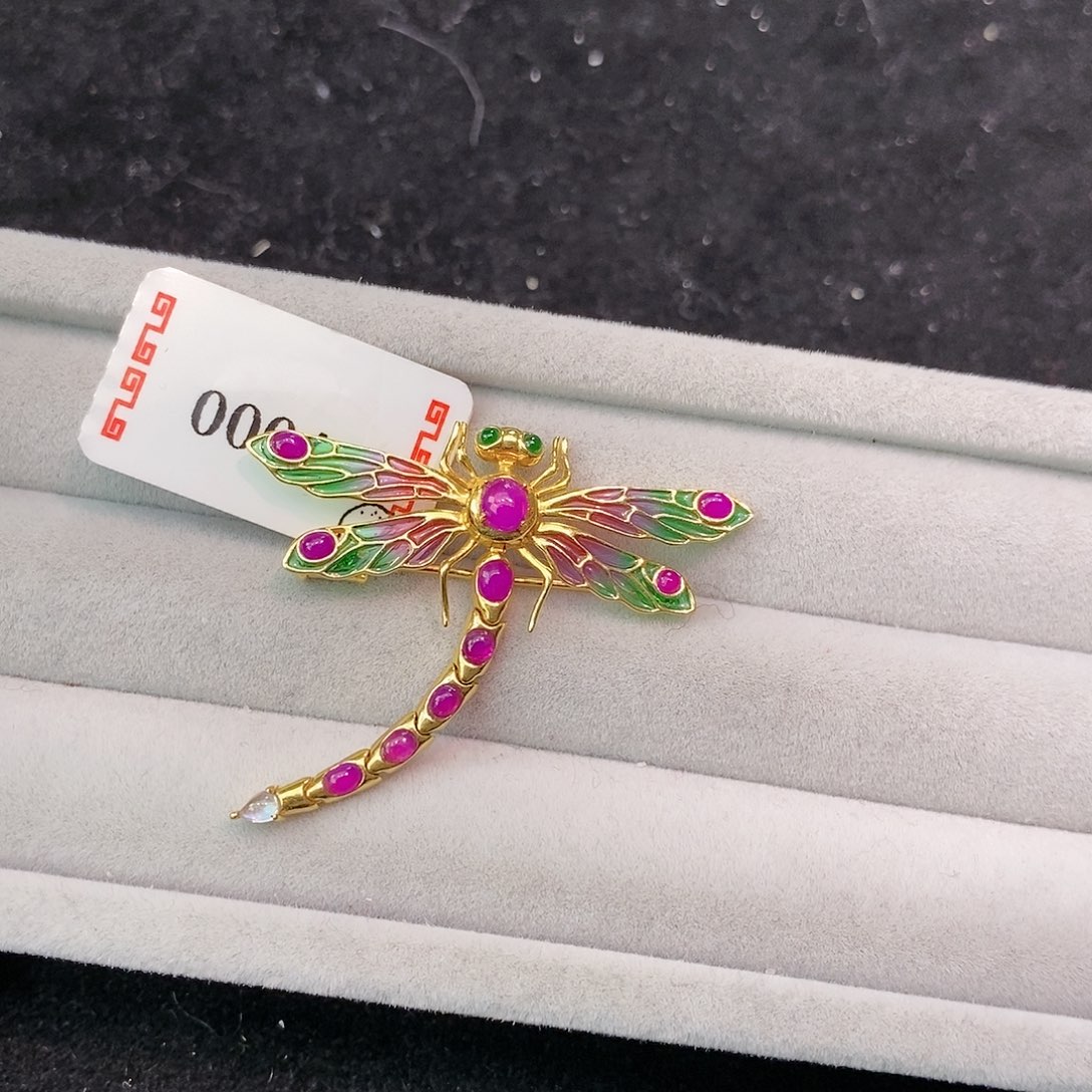 苏纪石（舒俱来）18K金镶嵌吊坠(不含链)