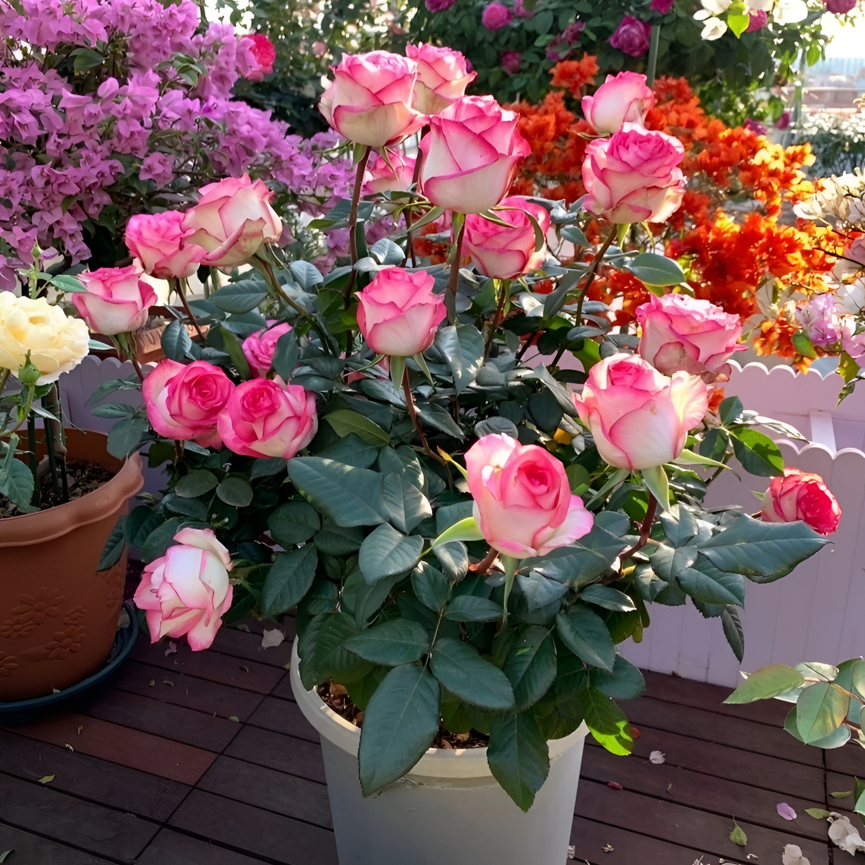 买三送一玫瑰花苗盆栽地载四季开花南北方种植庭院花园大花浓香型
