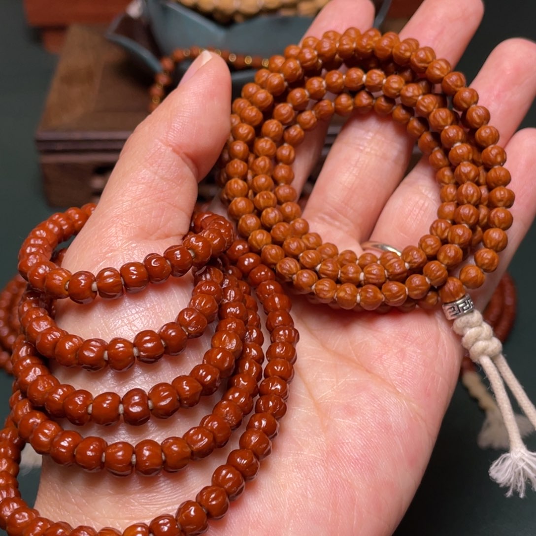 柏香籽/百香籽吊坠莲花金豆