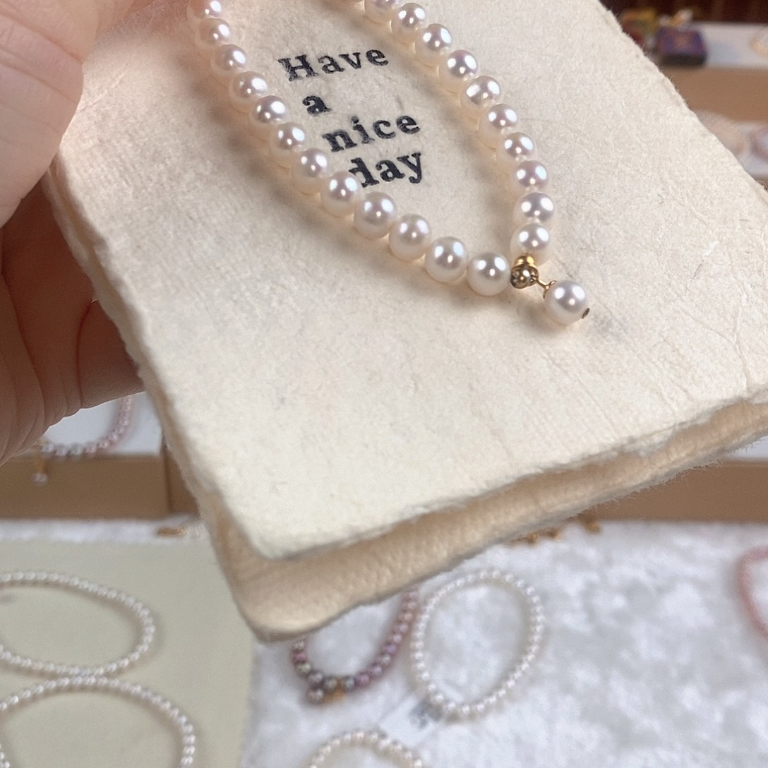 淡水珍珠手绳银S925镶嵌