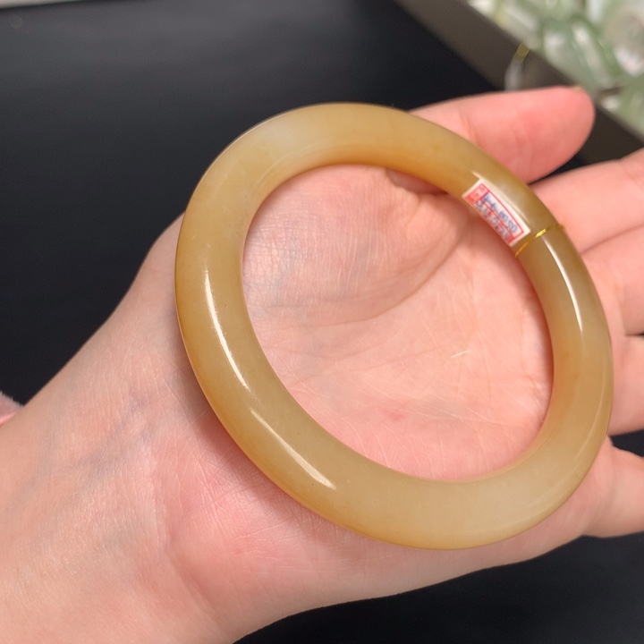 和田玉手镯未镶嵌59