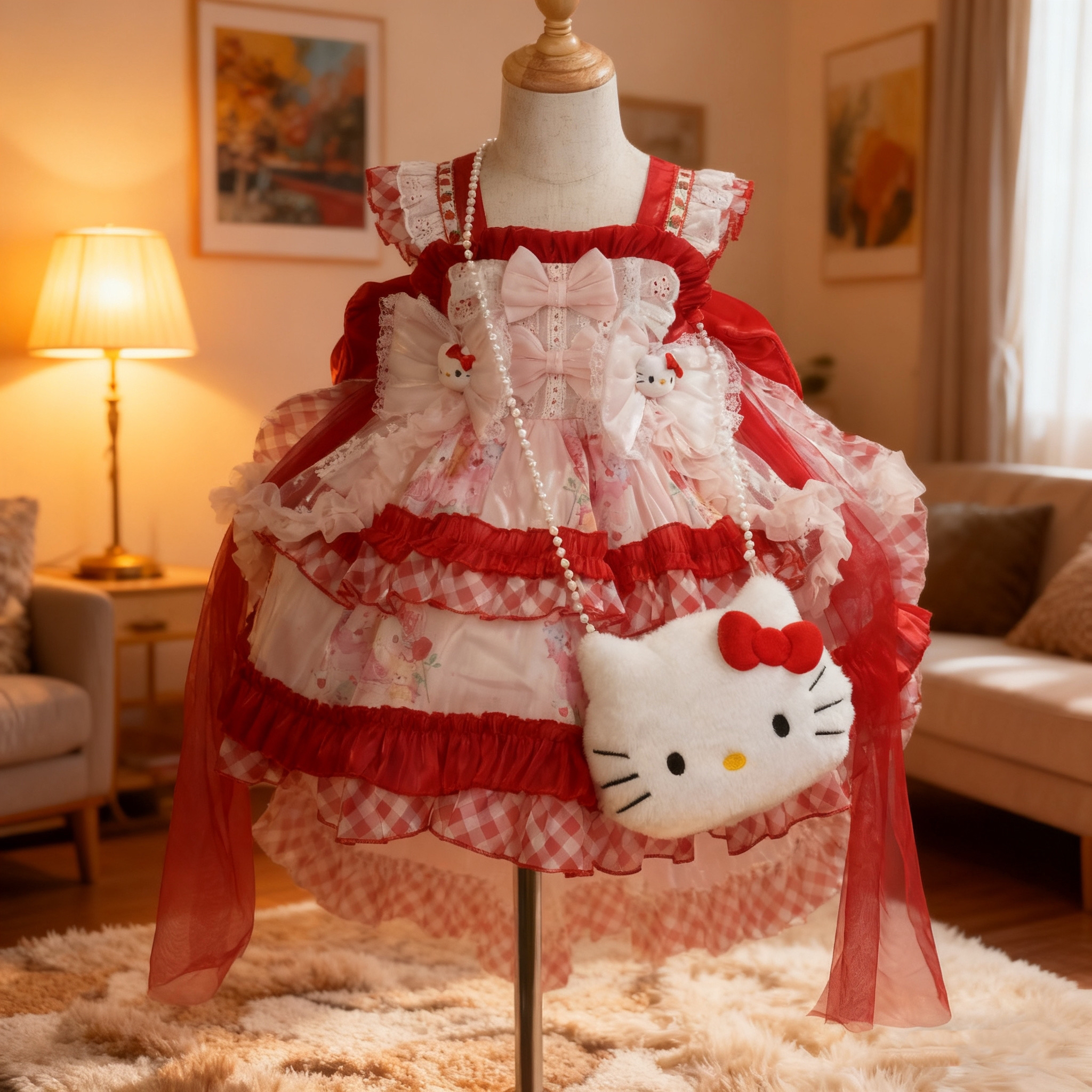 --新款女童时尚蓬蓬纱连衣裙（听号下单）洋气宝宝女童夏季蓬裙蓬纱