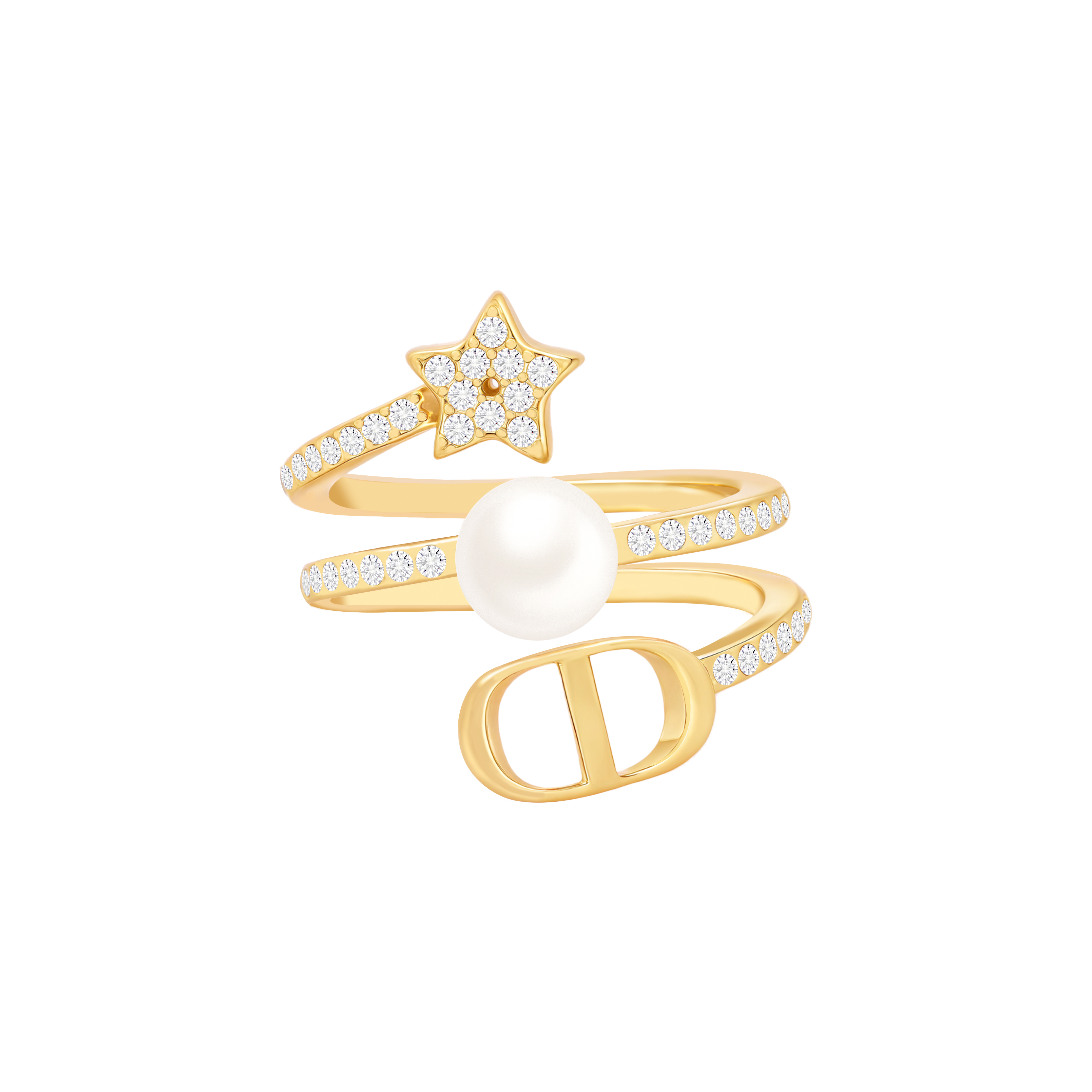 合金戒指 【香港高版本】CNC精工V金 高奢经典cd流星戒指